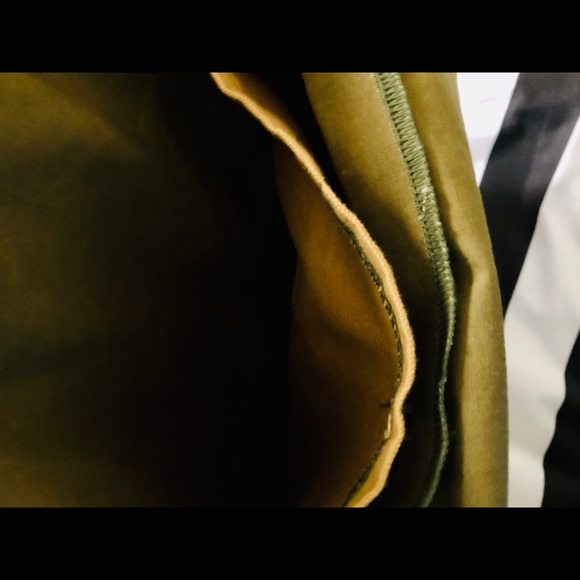 Side Body Bag Real Cow Hid  Canvas Leather Strap - Picture 11 of 15